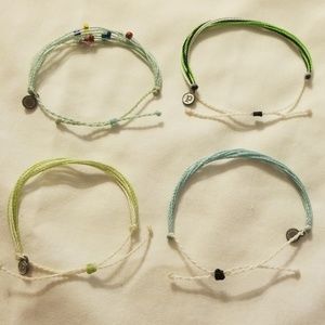 Set of 4 Pura Vida Bracelets